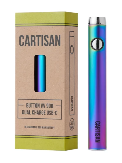 Cartisan Button VV 900 mAh Dual Charge 510 Battery