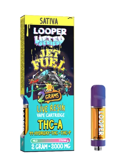 Jet Fuel Looper Lifted Series THC-A+11-Hydroxy-THC+THCP-O Cart 2G