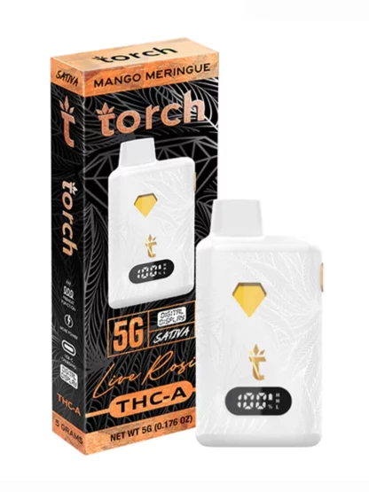 Mango Meringue Torch Live Rosin THC-A Vape 5G