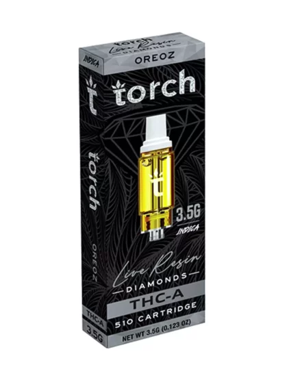Oreoz Torch THC-A Live Resin Diamonds 510 Cartridge 3.5G
