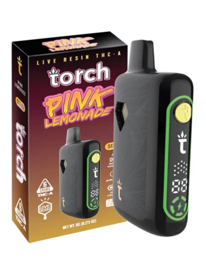 Pink Lemonade Torch Live Resin THC-A Disposable 6G