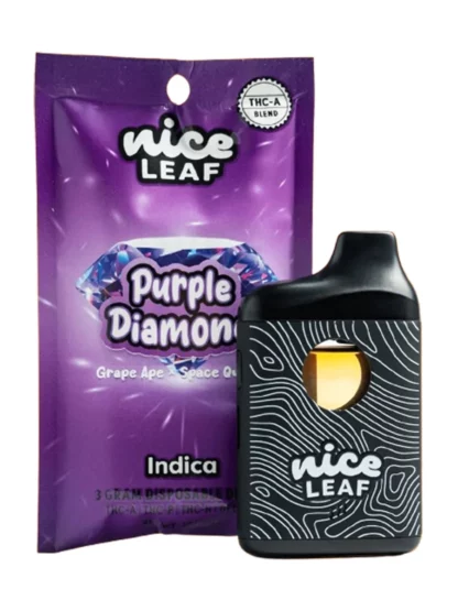 Purple Diamond Nice Leaf THC-A Vape 3G