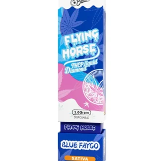 Blue Faygo Flying Horse THC-P Liquid Diamond Vape 3G