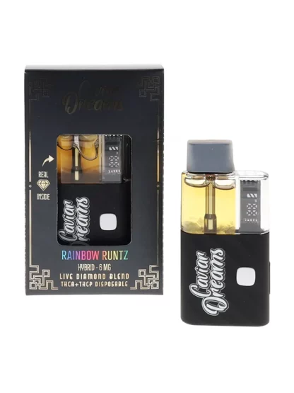 Rainbow Runtz Caviar Dreams Live Diamond Blend THCA+THCP Vape 6MG