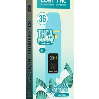 Alaskan Thunder F*ck Lost THC THCA Melted Diamonds Vape 3G