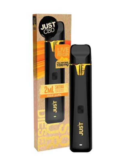 Sour Diesel Just CBD Full Spectrum CBD Disposable 1000mg 1500 Puffs