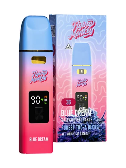 Blue Dream Flying Monkey Purest THC-A Blend Disposable 3G