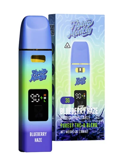 Blueberry Haze Flying Monkey Purest THC-A Blend Disposable 3G