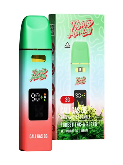 Cali Gas OG Flying Monkey Purest THC-A Blend Disposable 3G