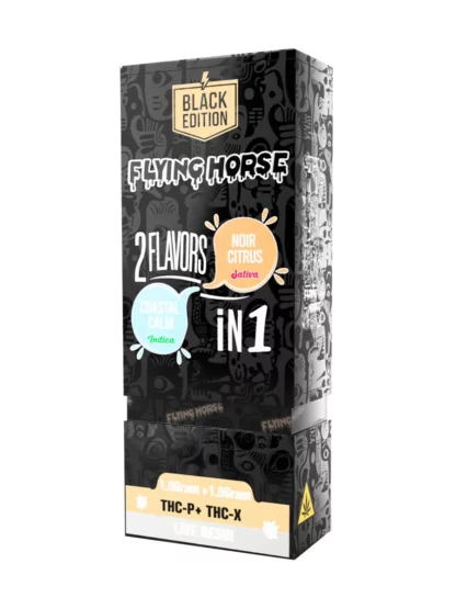 Coastal Calm | Noir Citrus Flying Horse 2in1 Live Resin Disposable 3.8G
