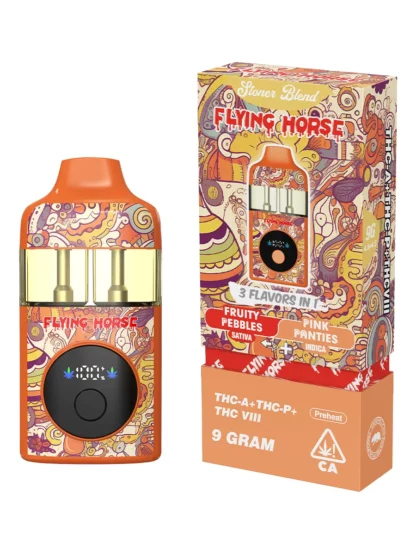 Fruity Pebbles | Pink Panties Flying Horse Stoner Blend 3in1 Disposable 9G