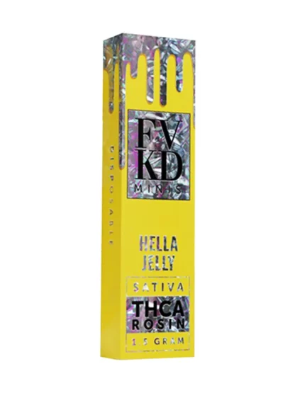 Hella Jelly FVKD Minis THCA Live Rosin Disposable 1.5G