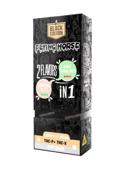 Horizon Bliss | Rainy Herbal Mist Flying Horse 2in1 Live Resin Disposable 3.8G