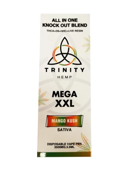Mango Kush Trinity All In One Knockout Blend Mega XXL Disposable 3.5G