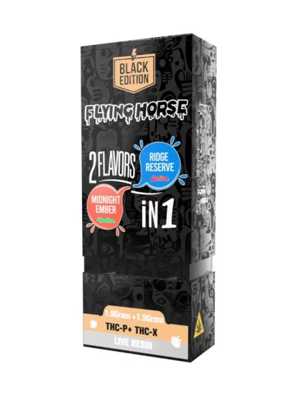 Midnight Ember | Ridge Reserve Flying Horse 2in1 Live Resin Disposable 3.8G