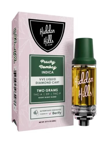 Peachy Bombay Hidden Hills VVS Liquid Diamond Cartridge 2G