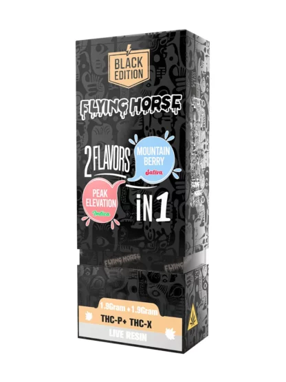 Peak Elevation | Mountain Berry Flying Horse 2in1 Live Resin Disposable 3.8G