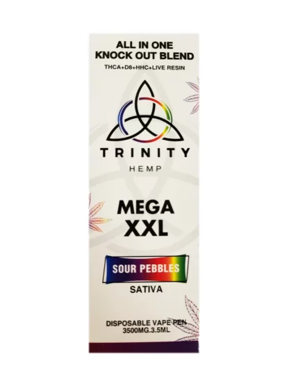 Sour Pebbles Trinity All In One Knockout Blend Mega XXL Disposable 3.5G