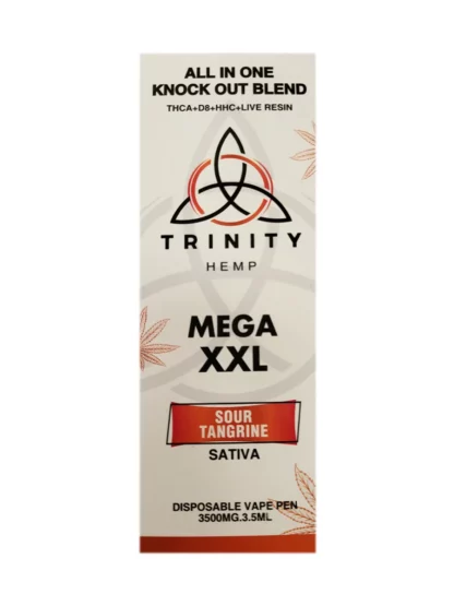 Sour Tangerine Trinity All In One Knockout Blend Mega XXL Disposable 3.5G