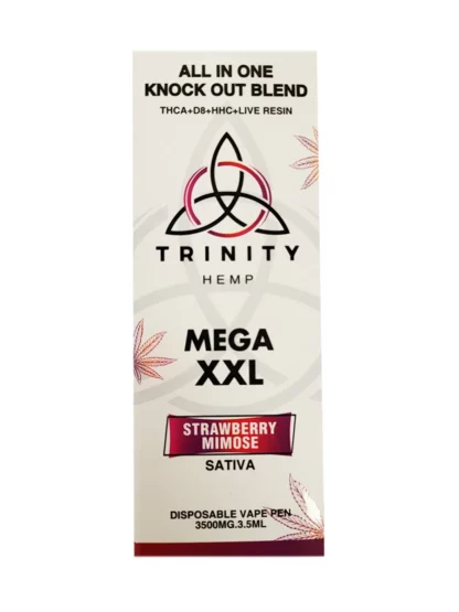 Strawberry Mimose Trinity All In One Knockout Blend Mega XXL Disposable 3.5G