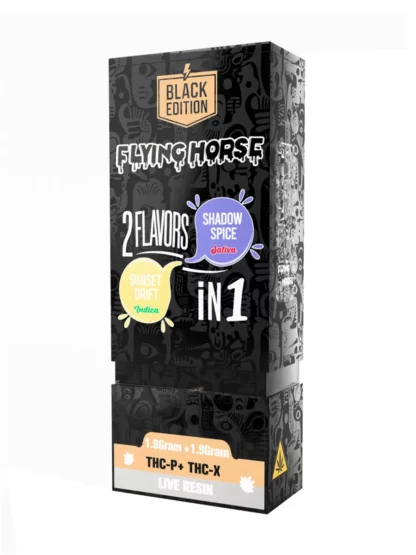 Sunset Drift | Shadow Spice Flying Horse 2in1 Live Resin Disposable 3.8G