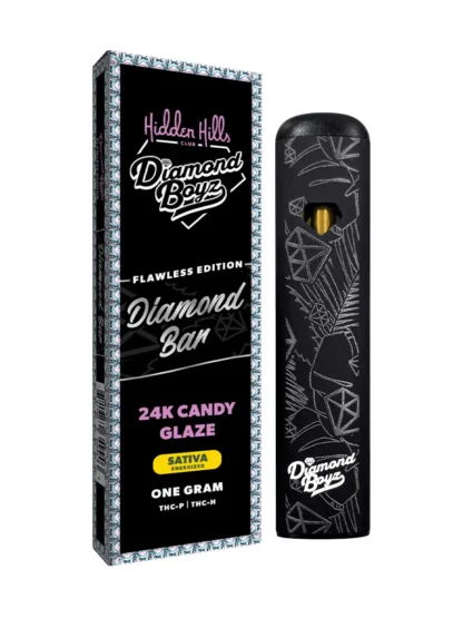 24K Candy Glaze Hidden Hills Diamond Boyz Diamond Bar Disposable 1G