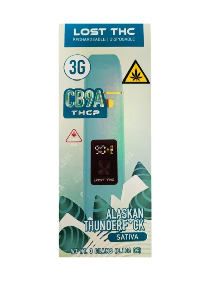 Alaskan Thunderf*ck Lost THC CB9A V4 Disposable 3G