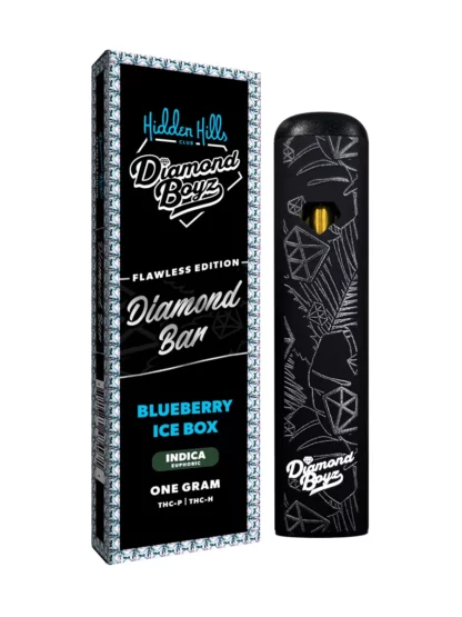 Blueberry Ice Box Hidden Hills Diamond Boyz Diamond Bar Disposable 1G