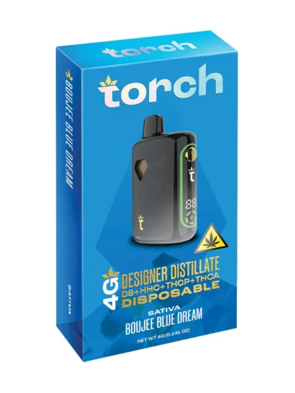 Boujee Blue Dream Torch Designer Distillate Disposable 4G