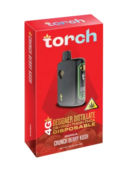 Crunch Berry Kush Torch Designer Distillate Disposable 4G