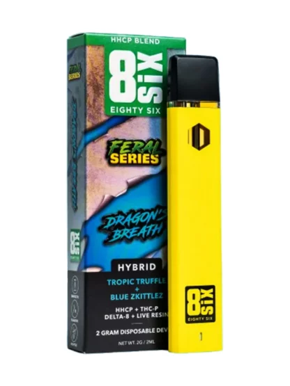 Dragons Breath 8SIX Feral Series HHC-P Blend Disposable 2G