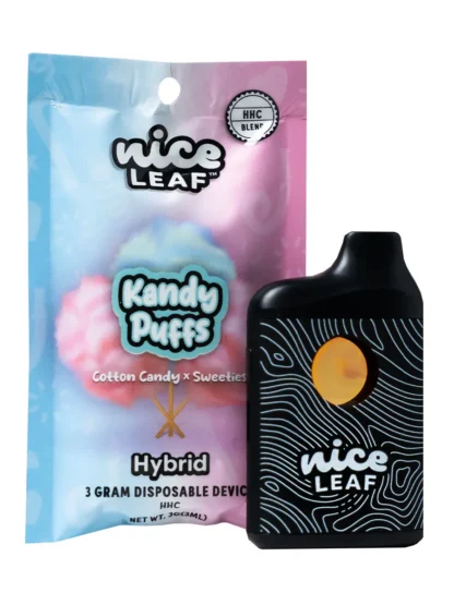 Kandy Puffs Nice Leaf HHC Blend Disposable 3G
