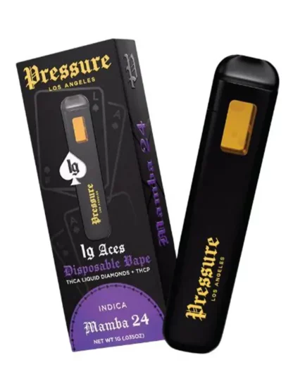 Mamba 24 Pressure LA Aces THCA+THCP Disposable 1G