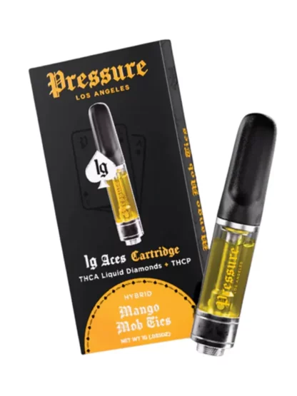 Mango Mob Ties Pressure LA Aces THCA+THCP Cartridge 1G