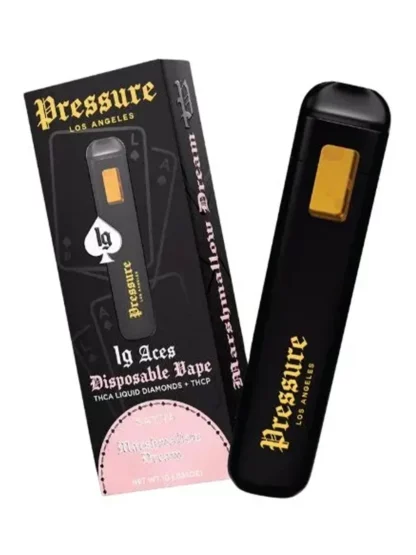 Marshmallow Dream Pressure LA Aces THCA+THCP Disposable 1G