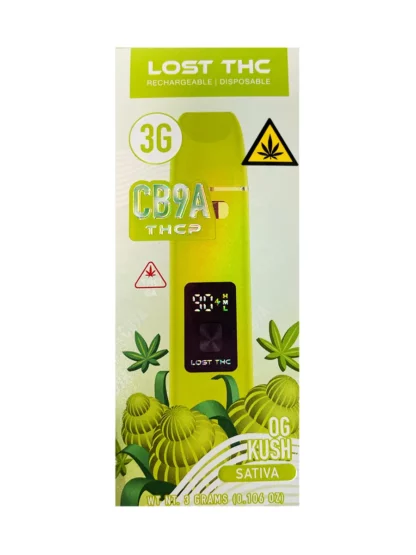 OG Kush Lost THC CB9A V4 Disposable 3G