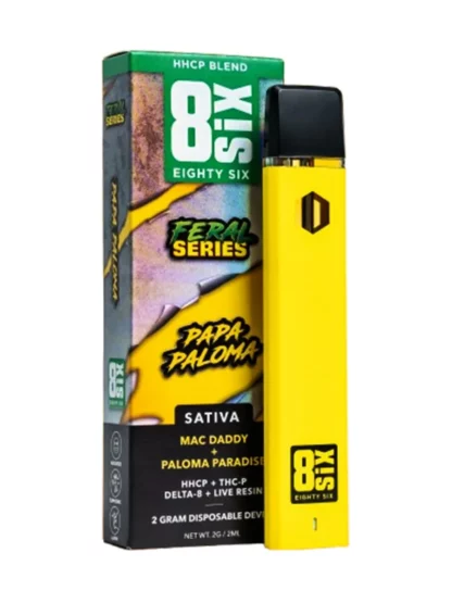Papa Paloma 8SIX Feral Series HHC-P Blend Disposable 2G