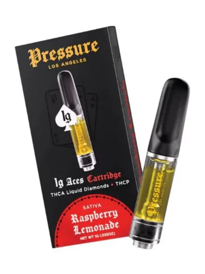 Raspberry Lemonade Pressure LA Aces THCA+THCP Cartridge 1G