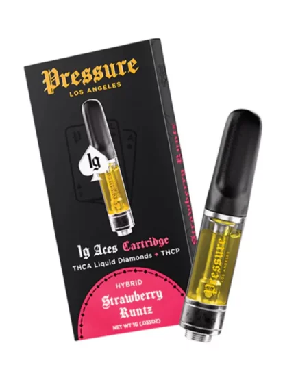 Strawberry Runtz Pressure LA Aces THCA+THCP Cartridge 1G
