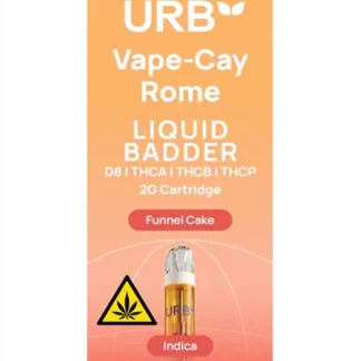 Funnel Cake URB Vape-Cay Rome Liquid Badder Cartridge 2G