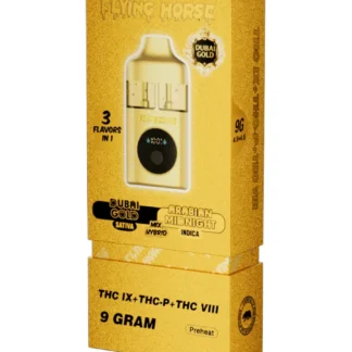 Dubai Gold | Arabian Midnight Flying Horse Dubai Gold 3 in 1 Disposable 9G