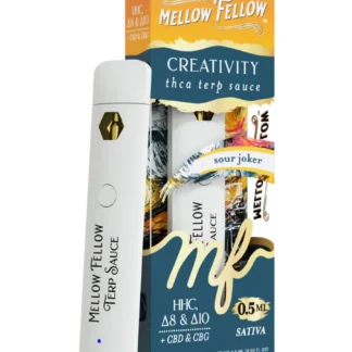 Sour Joker Mellow Fellow Creativity THCA Terp Sauce Blend Vape 0.5ML