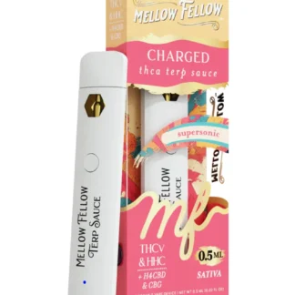 Supersonic Mellow Fellow Charged THCA Terp Sauce Blend Vape 0.5ML