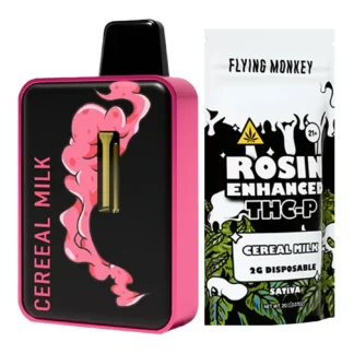 Cereal Milk Flying Monkey Rosin Enhanced THCP Disposable 2G