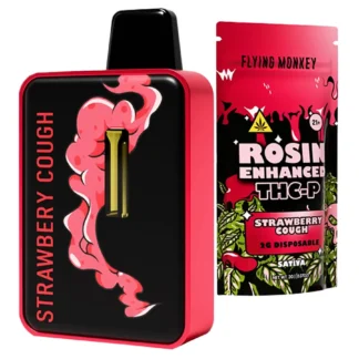 Strawberry Cough Flying Monkey Rosin Enhanced THCP Disposable 2G